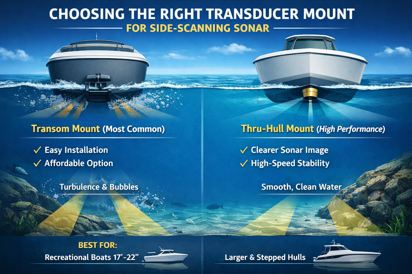 Choosing the Right Transducer Mount for Side-Scanning Sonar