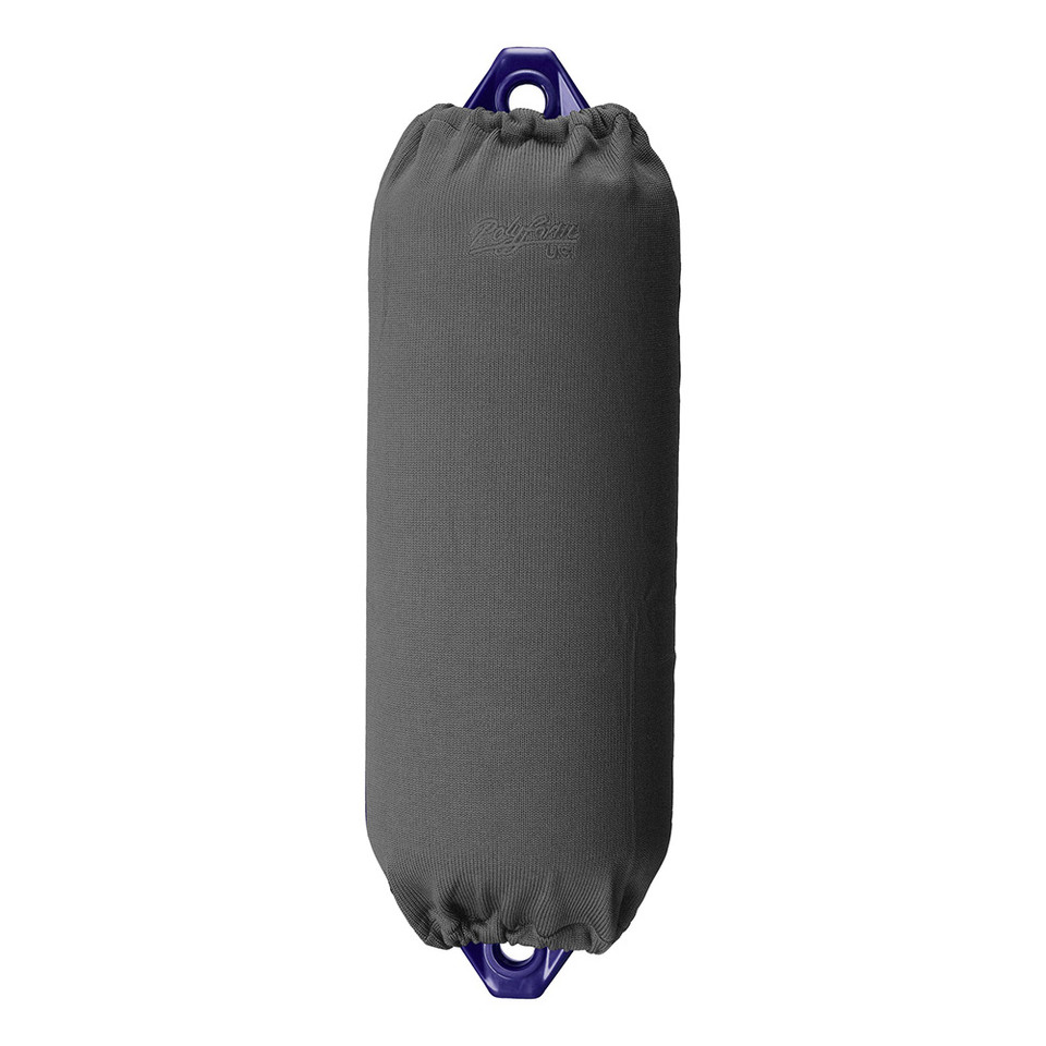 Polyform Elite Boat Fender Cover f/F-2, HTM-2, G-5 &amp; NF-5 - Graphite