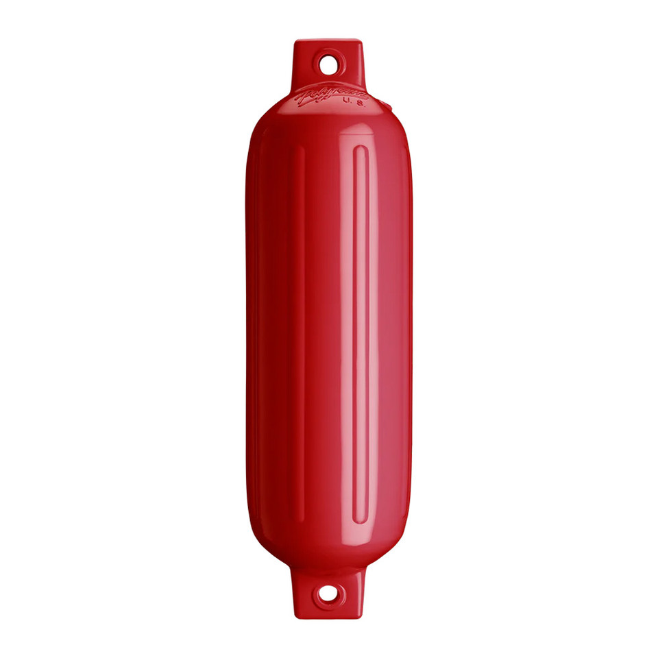 Polyform G-4 Twin Eye Fender 6.5" x 22" - Classic Red
