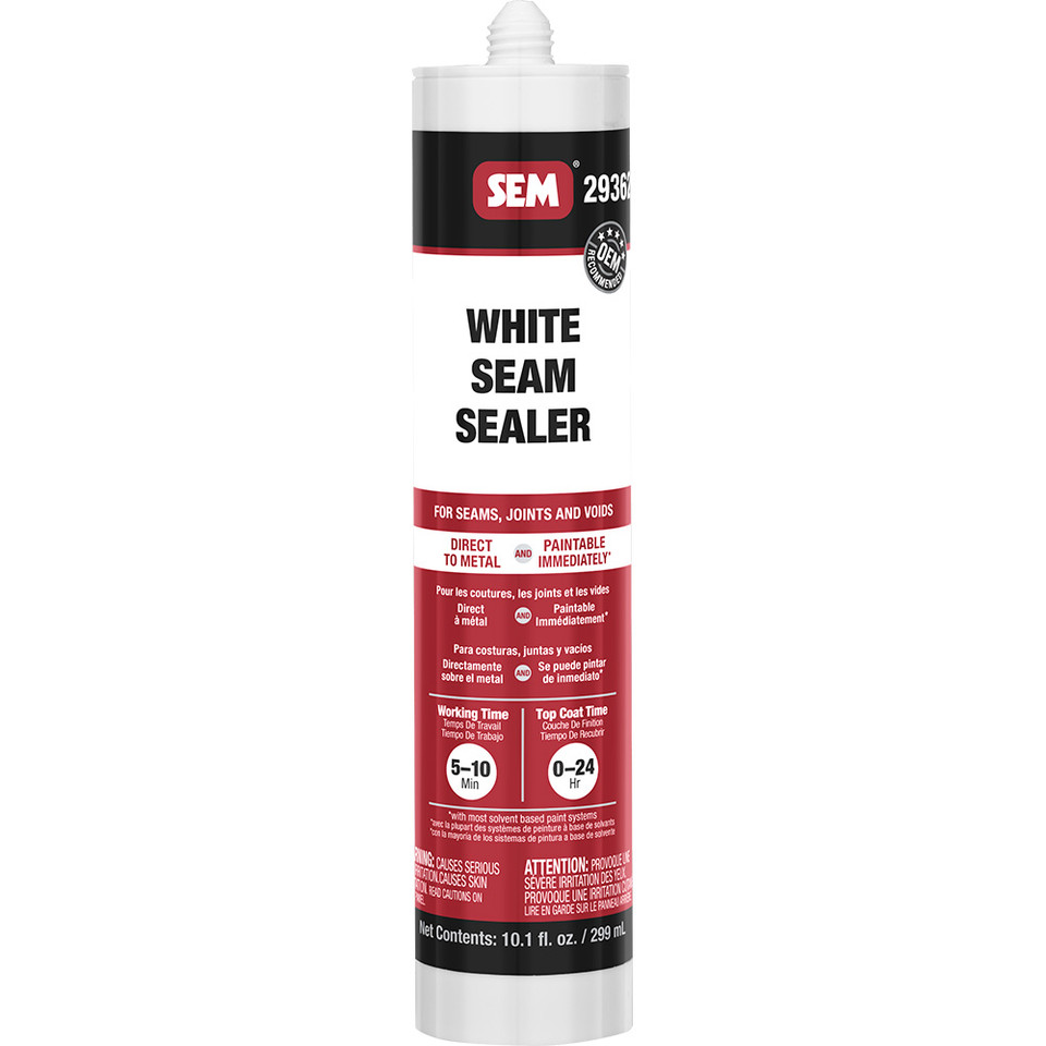 SEM 1K Seam Sealer - 10.1oz Tube - White