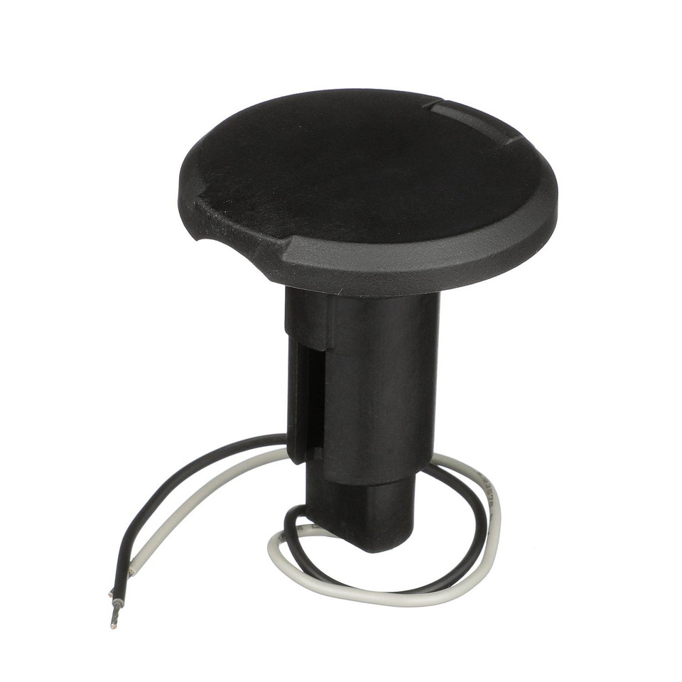 Attwood 910R Series Round Base 2-Pin Black Composite Cover