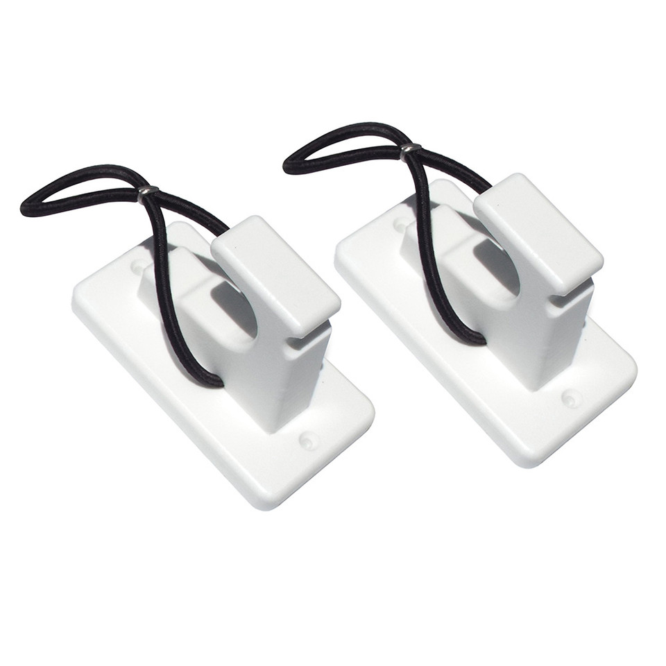 Deep Blue Marine Rod, Gaff, Brush &amp; Dock Line Holder - Pair