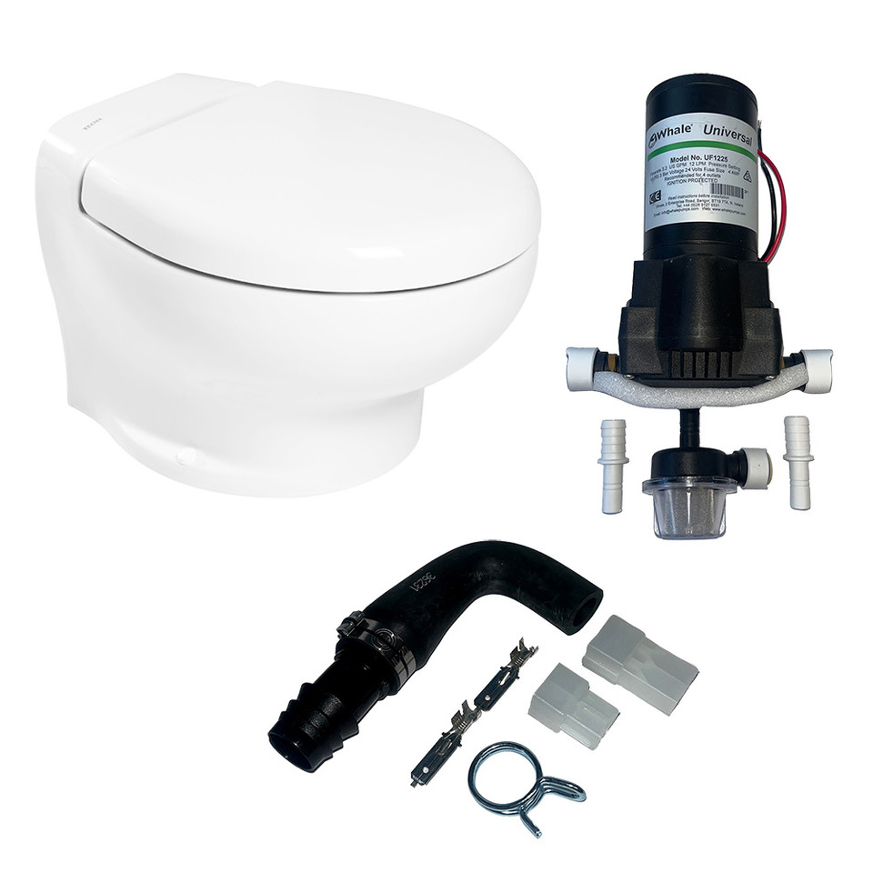 Thetford Nano Eco Compact Toilet Raw Water Kit w/Inlet Pump - 24V