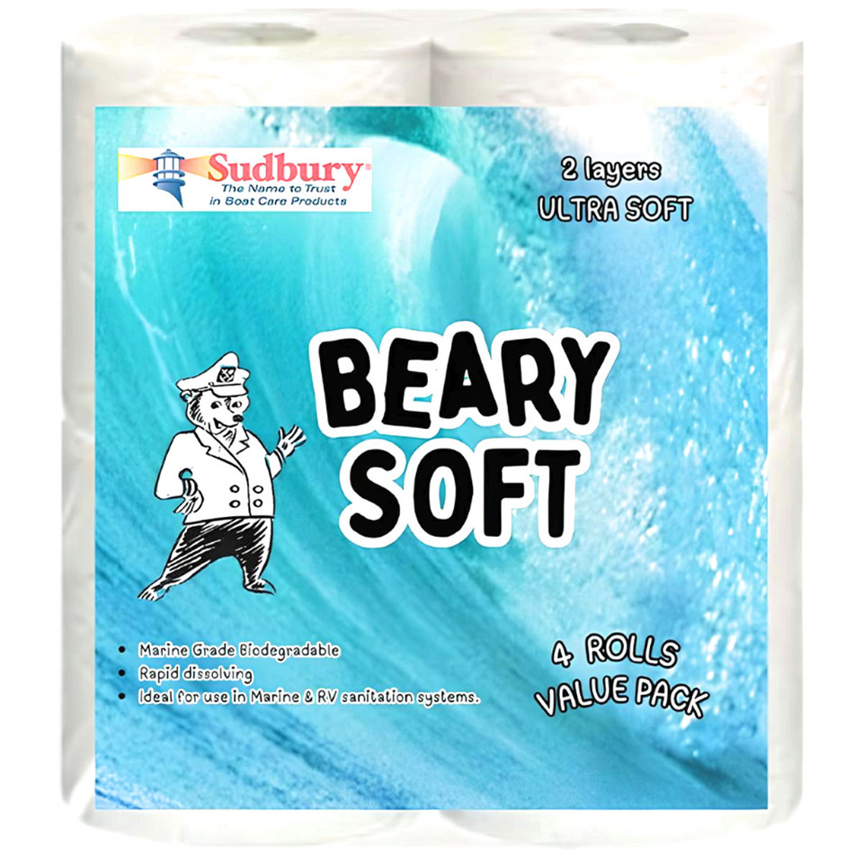 Sudbury Beary Soft Marine &amp; RV Toilet Paper