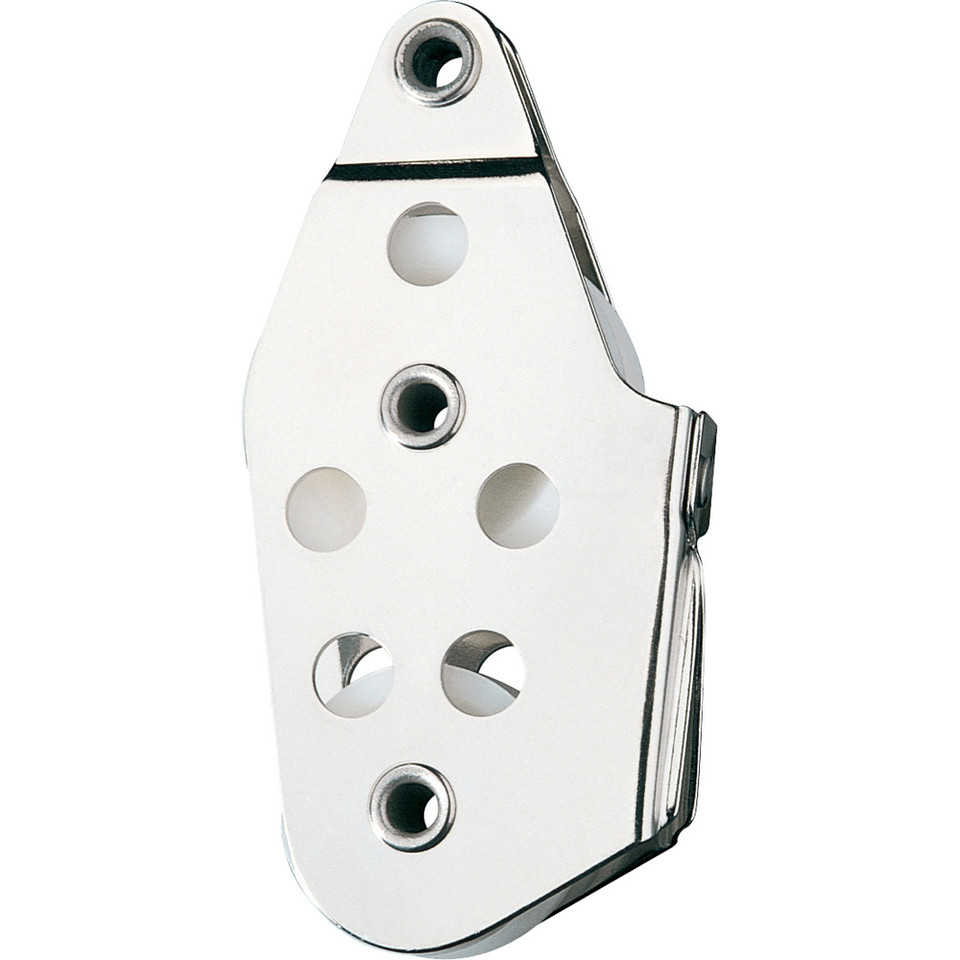 Ronstan Series 30 Fiddle Block - Narrow w/Tube Rivet Head &amp; V-Jam Cleat