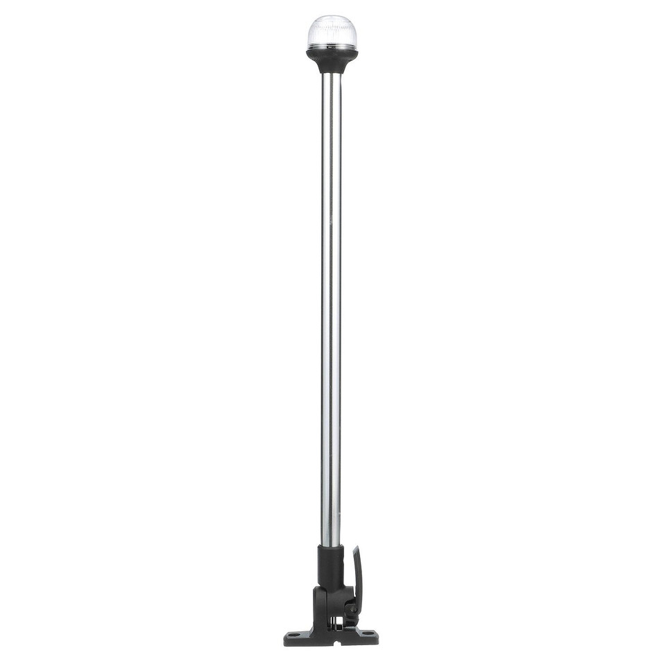 Attwood LightArmor All-Round 20in Aluminum Pole Black Composite Base