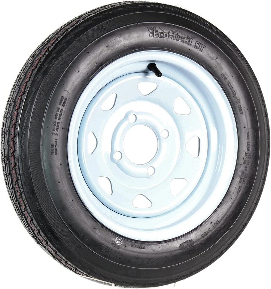 Tredit Tire & Wheel Co. Inc. 480-12 4Lug Trailer Tire/Wheel Z760710