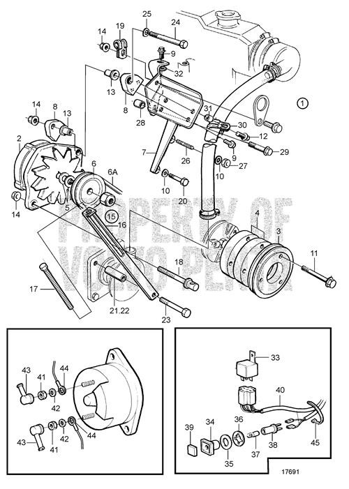 Volvo Penta Alternator 873770