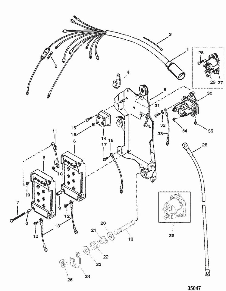 Mercury Marine Switchbox Assy (Wsl) 7778A14