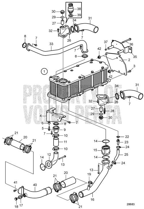 Volvo Penta Clamp 961673