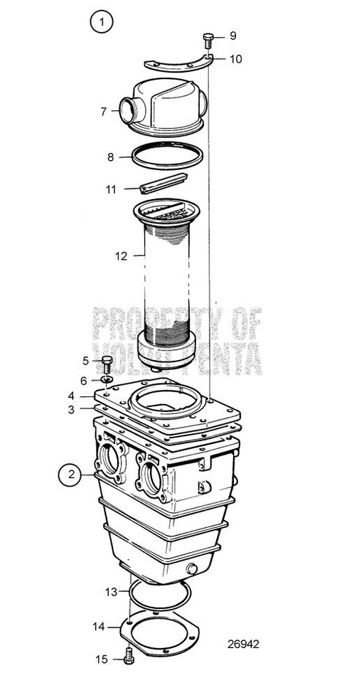 Volvo Penta Sealing Strip 848714