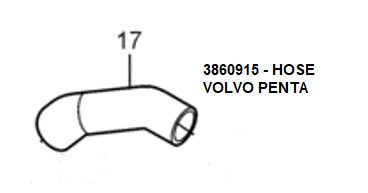 Volvo Penta Hose 3860915