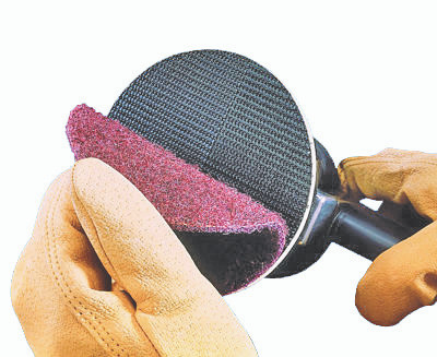 3M Center 7" A Vfn-Blue Disc Hook & Loop 7100094539