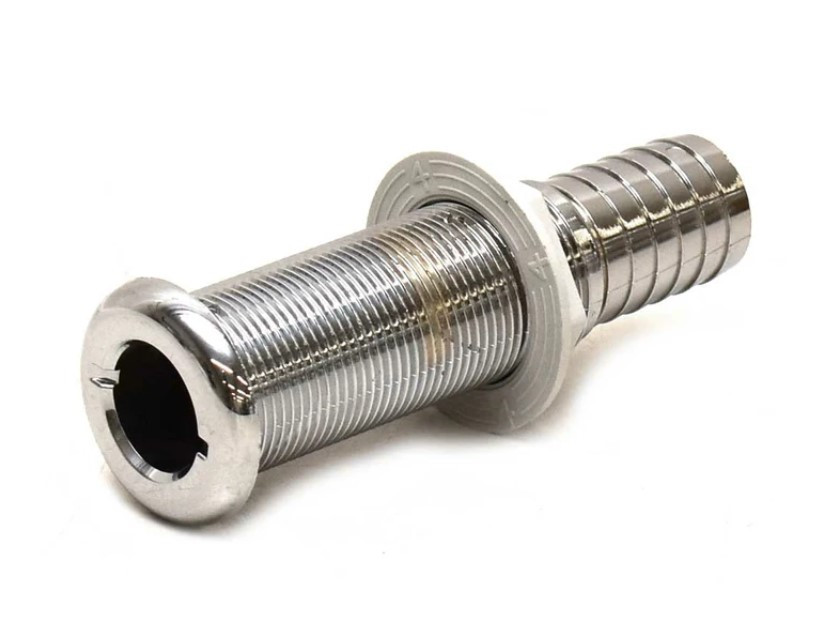 T.H. Marine 1 1/8 Strght Brbd Th-Hull-Chr Th-1200Xlcp-Dp