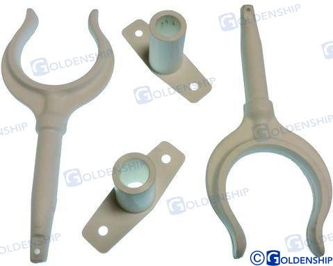 Recambios Marinos Pair Nylon Rowlock Gs70045
