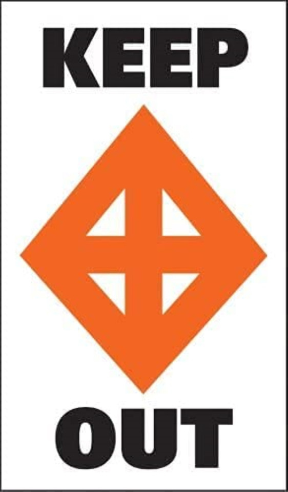 Lippert Components Inc Surmark Label- Keep Out 2020108675