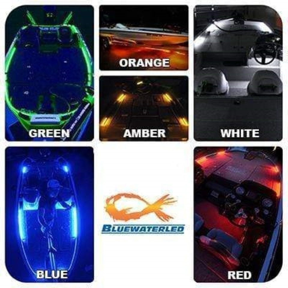 T.H. Marine 12-Inch/ 18 Led Lght Strip Ledbw-115-W-Dp