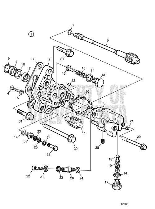 Volvo Penta Hollow Screw 74033