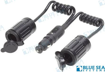 Recambios Marinos Sgl 12V Dc Plug W Dbl Ext Bs1013