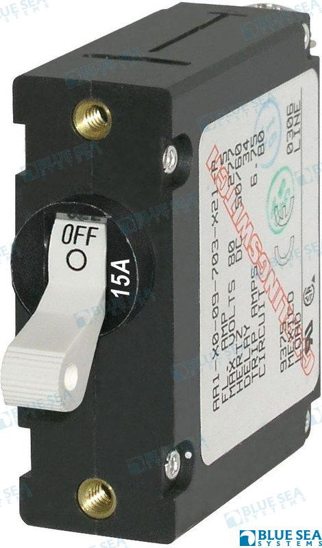 Recambios Marinos Circuit Breaker Aa1 15A White Bs7210