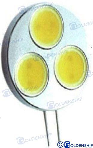 Recambios Marinos Bulb G4 Horiz 3Led 4.5W 12Vwht Gs10505