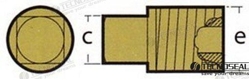 Recambios Marinos Tap Anode Caterpillar 2280 Ten02027Tp