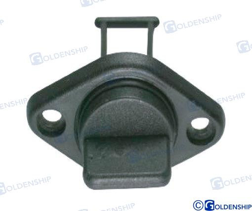 Recambios Marinos Drain Plug W/Socket Black Gs30314