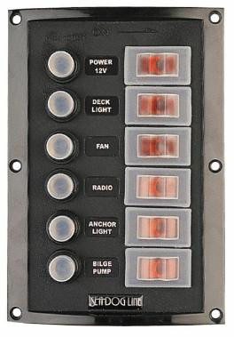 Sea-Dog Line Splash Guard Circuit Brkr Pnl 424806-1