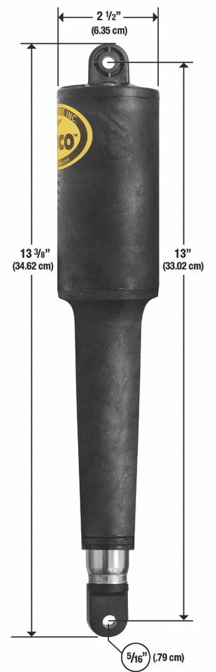 Lenco 4 1/4in Stroke Standard 102 Actuator 3/8in 12V