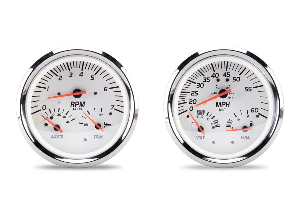 Dometic White 5" Gauge Kit (Ev/Suz) 21010P