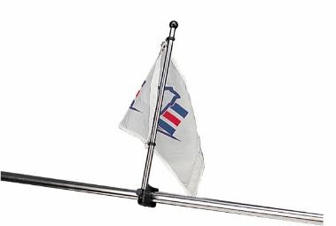 Sea-Dog Line Ss Rail Mount Flagpole  - 17" 327122-1