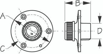 Sea-Dog Line Replacement Cap For 512120 512129-1