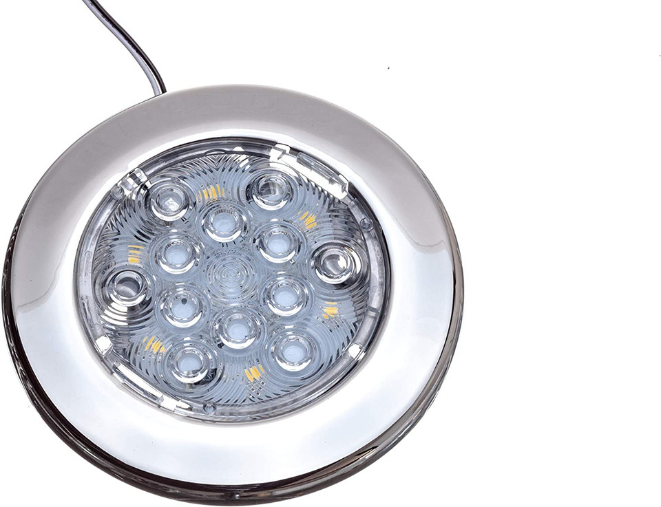 Attwood Marine Chart-Asm_Lt_Led_4"Curty 6340Ss7