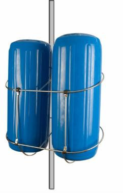 Sea-Dog Line Rail Mnt Ss Fndr Hldr Dual 11 327361-1