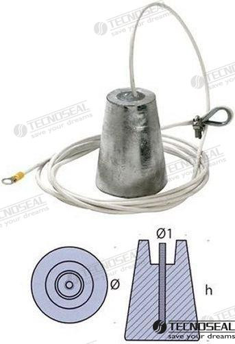Recambios Marinos Suspended Zinc Anode Ten00630