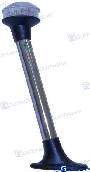 Recambios Marinos Flat Amnt Rnd Light 9" Led Blk Gs10329