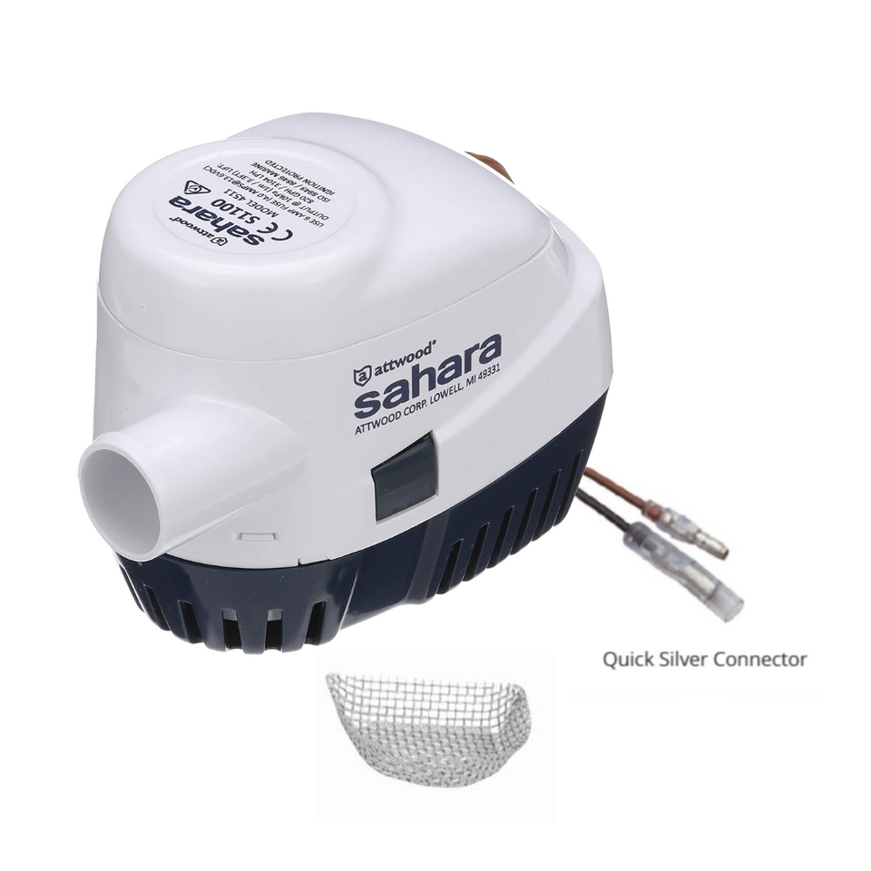 Attwood Marine Auto Pump 1100 W/Quicksil 4511St1