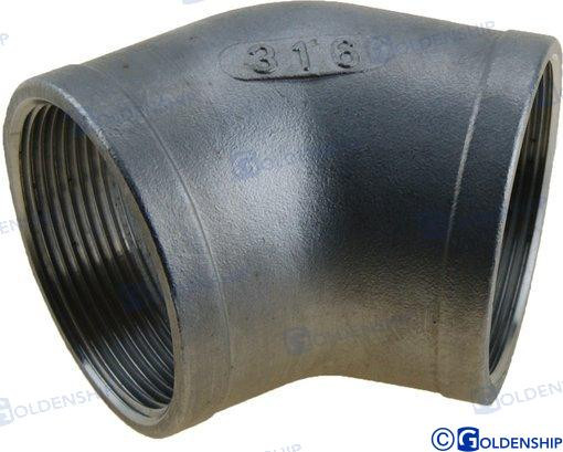 Recambios Marinos 45Dg Elbow Banded 1" Gs30563