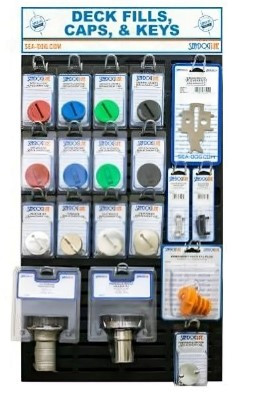 Sea-Dog Line Deck Fills Caps & Keys Dsply 916021