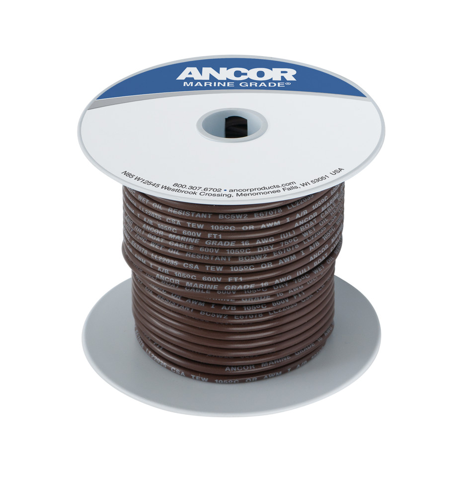 Marinco/Ancor Marine 250' #12 Brown 106225