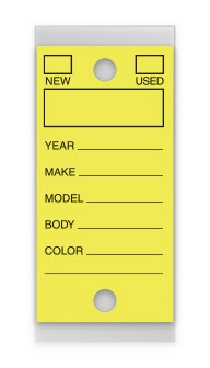 Automotive Service Products Self Protecting Key Tags 412
