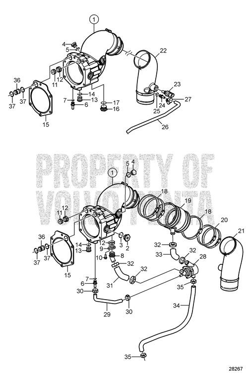 Volvo Penta Valve 22553709