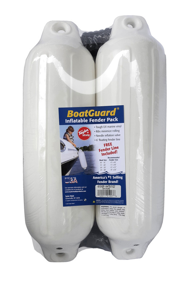 Lippert Components Inc 5" X 18" Bg 2 Pk. White W/Blk. 2020137015