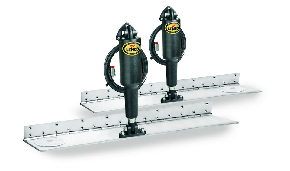 Lenco 4inx30in Hybrid Trim Tab Kit 12V