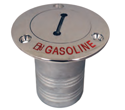 Attwood Marine Deckfill 2" Gas Red 66411C1