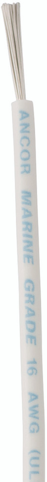 Marinco/Ancor Marine 100' White #16 Primary Wire 102910
