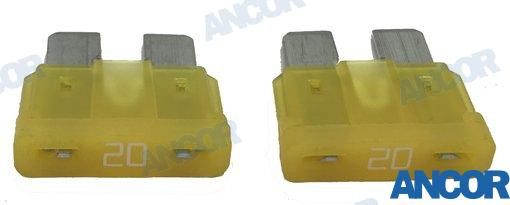 Recambios Marinos 20 Amp Ato/Atc Fuse (2) Am604020