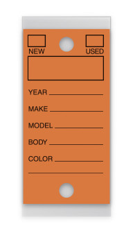 Automotive Service Products Self Protecting Key Tags 416