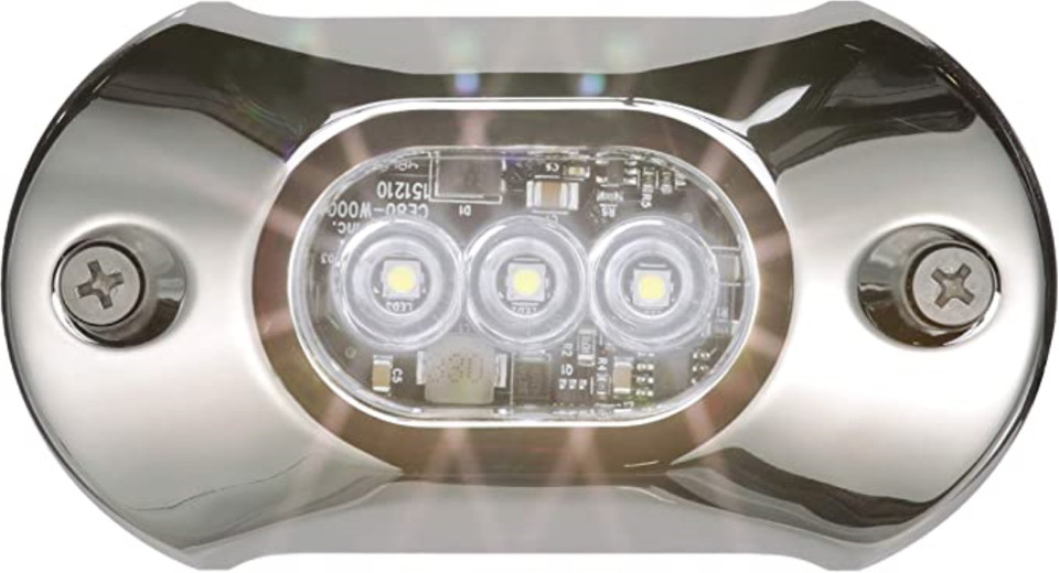 Attwood Marine Light-Uw_12/24_03Led_Wht 65Uw03W-7