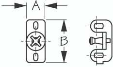 Sea-Dog Line Plastic Door Catch 227135-1